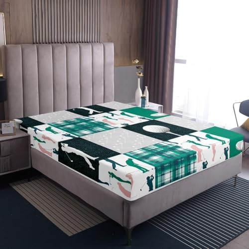 Castle Fairy Golf Themed Full Size Sheet Set