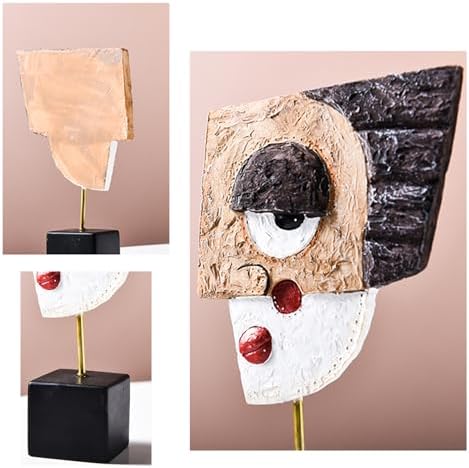 Resin Abstract Picasso Face Mask Statue