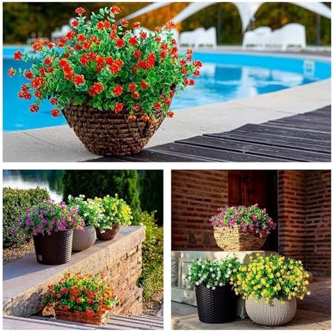 WHYLE Artificial Flower White Home Decor