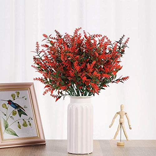 KLEMOO Artificial Lavender Flowers 6 Piece Set