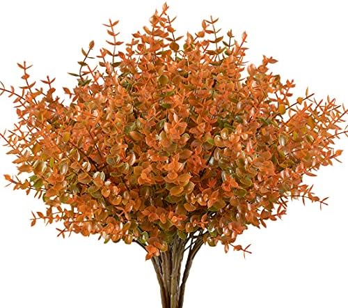 URSTOUD 24PCS Artificial Eucalyptus Plants Fall