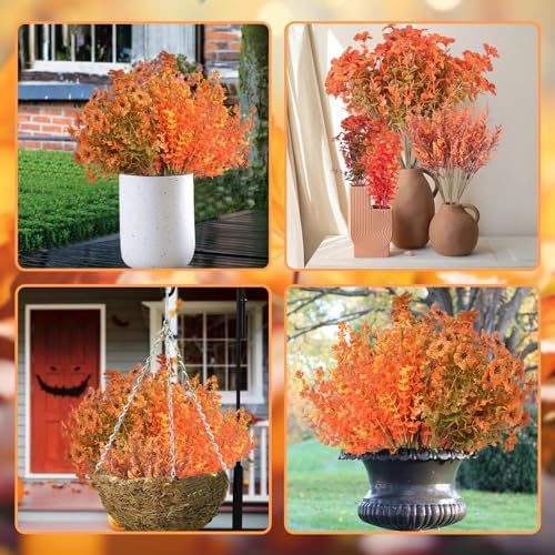 iHeartYard 12 Bundles Artificial Fall Flowers