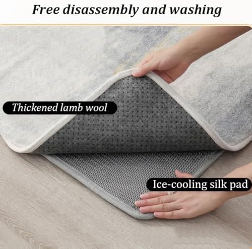 Graphene Heated Rug with Waterproof Plush Design