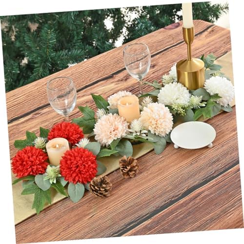 MAGICLULU Candle Ring Wreath for Wedding and Home Decor