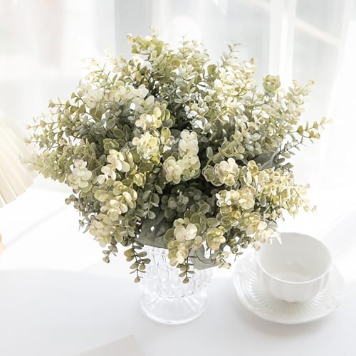 3PCS Artificial Eucalyptus Plants for Wedding Home Office Decor