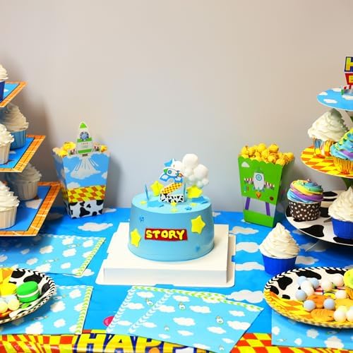 CHENRINDECO Cartoon Rocket Birthday Candle 1