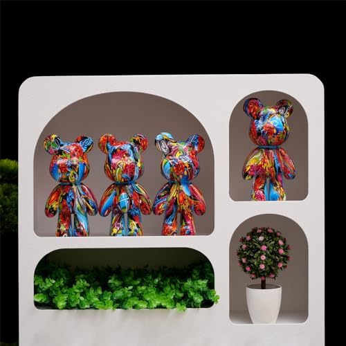 Coniuty Resin Bear Statue Home Decor