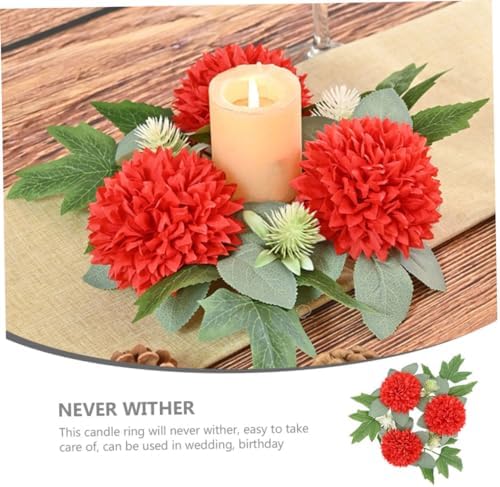 MAGICLULU Candle Ring Wreath for Wedding and Home Decor