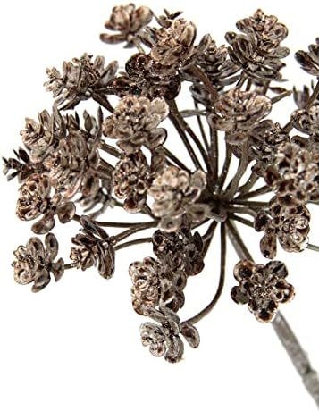 Metallic Dill Branches with Glitter Artificial Flower Decor