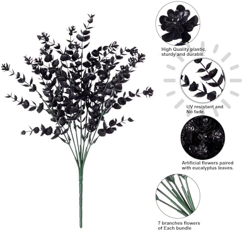 Ivydale Halloween Artificial Flowers Outdoor 12 Bundle