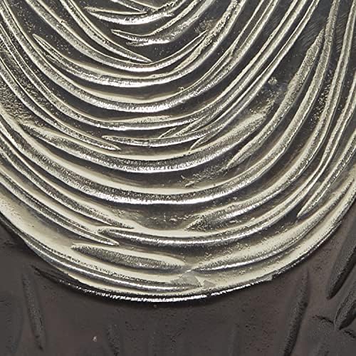 Deco 79 Abstract Teardrop Sculpture with Black Base