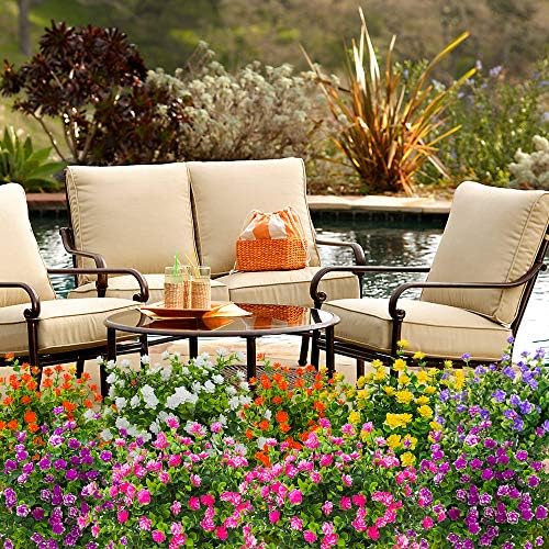 Grunyia Artificial Flowers for Home and Garden Decor Pink