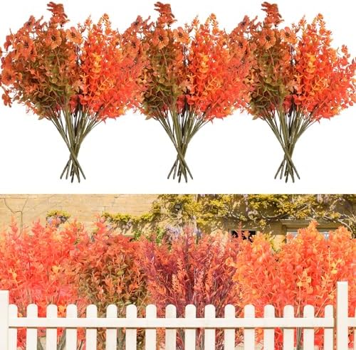 iHeartYard 12 Bundles Artificial Fall Flowers