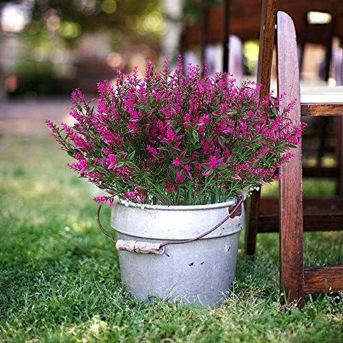 ArtBloom 24 Bundles Artificial Lavender Faux Flowers