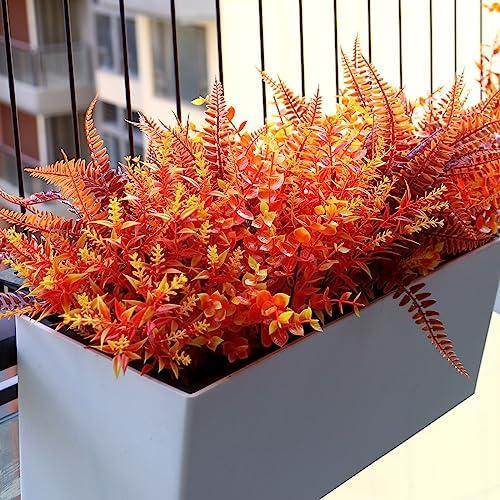 18PCS Artificial Fall Flowers for Autumn Decor
