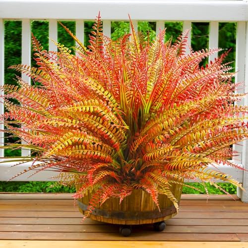 22 pcs UV Resistant Artificial Plants Outdoor Set
