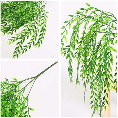 PASYOU Artificial Willow Faux Ivy 8 Pack UV Resistant 1