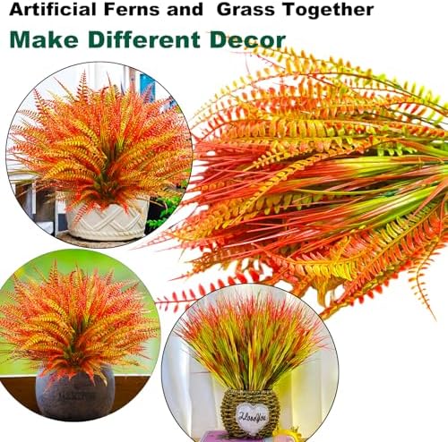 22 pcs UV Resistant Artificial Plants Outdoor Set