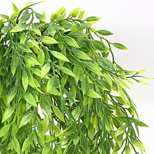 PASYOU Artificial Willow Faux Ivy 8 Pack UV Resistant 1