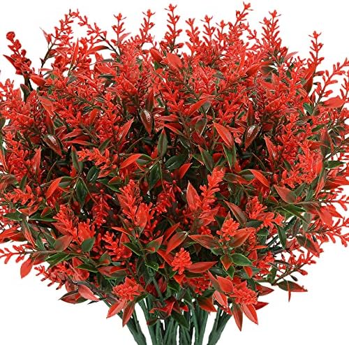 KLEMOO Artificial Lavender Flowers 6 Piece Set