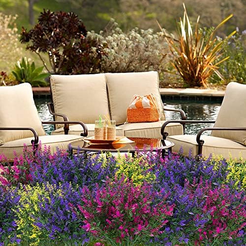 ArtBloom 24 Bundles Artificial Lavender Faux Flowers