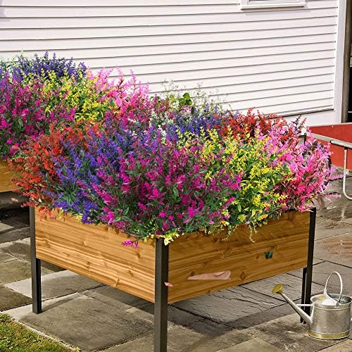 ArtBloom 24 Bundles Artificial Lavender Faux Flowers