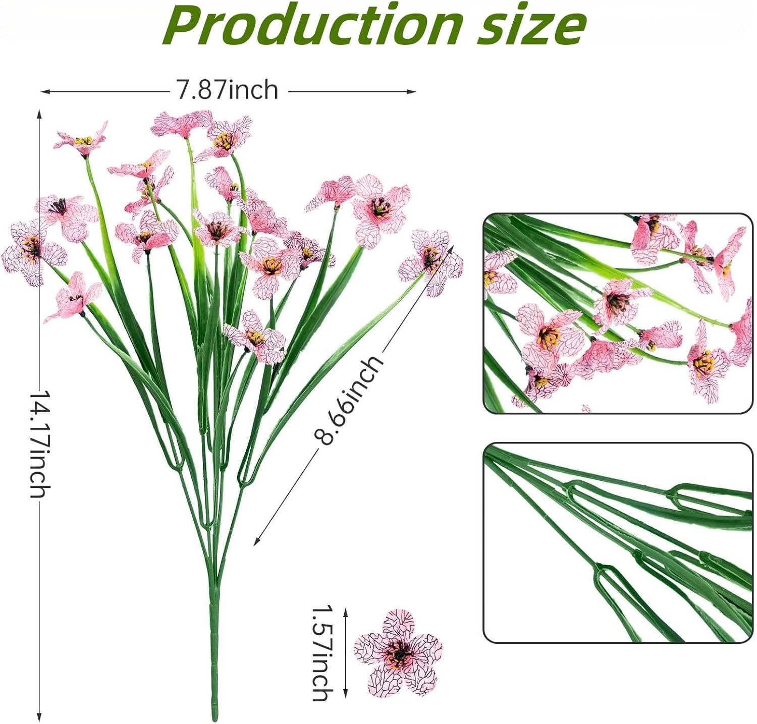 UV Resistant Artificial Flowers for Outdoor and Indoor Decor